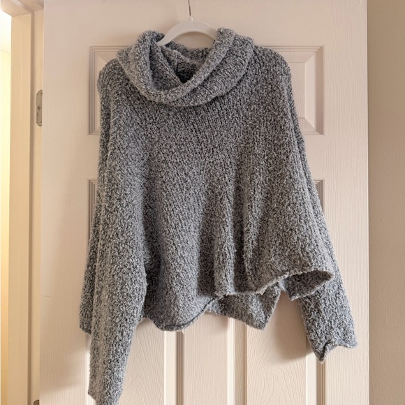 BFF cowl neck sweater free people grey - Picture 3 of 5